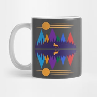 Moose In The Moonlight Mug